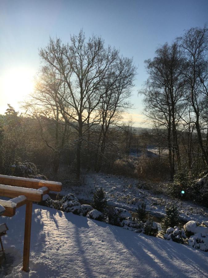 Moorblick! Grosse Dachwohnung Mit Kamin Und Sauna Leck エクステリア 写真