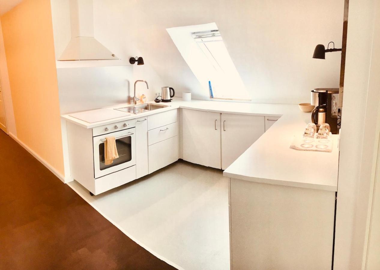 Moorblick! Grosse Dachwohnung Mit Kamin Und Sauna Leck エクステリア 写真