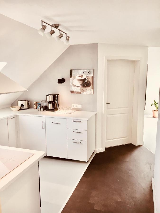 Moorblick! Grosse Dachwohnung Mit Kamin Und Sauna Leck エクステリア 写真