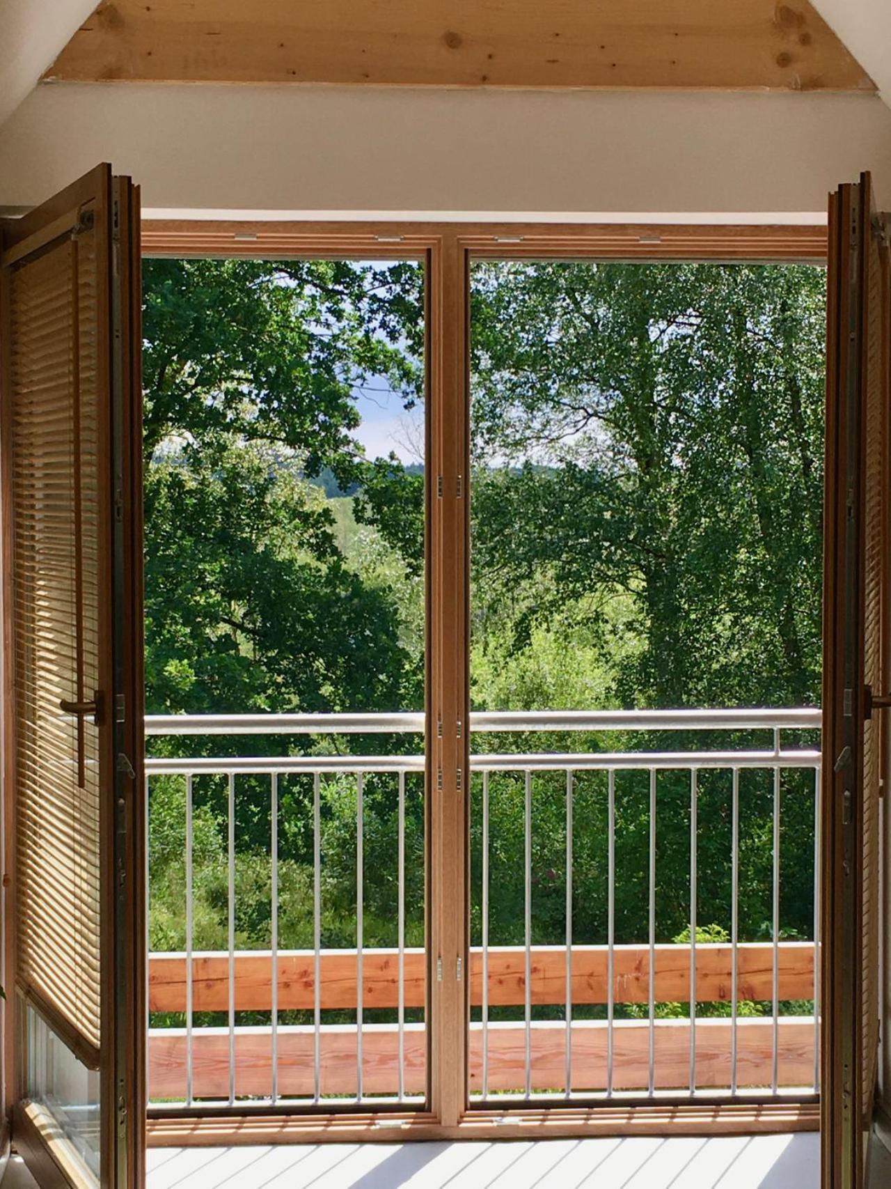 Moorblick! Grosse Dachwohnung Mit Kamin Und Sauna Leck エクステリア 写真